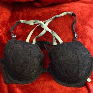 Victoria’s Secret navy blue bra front snap 36C